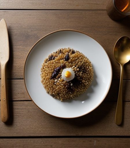 Festive Rice With Pine Nuts & Raisins recipe image