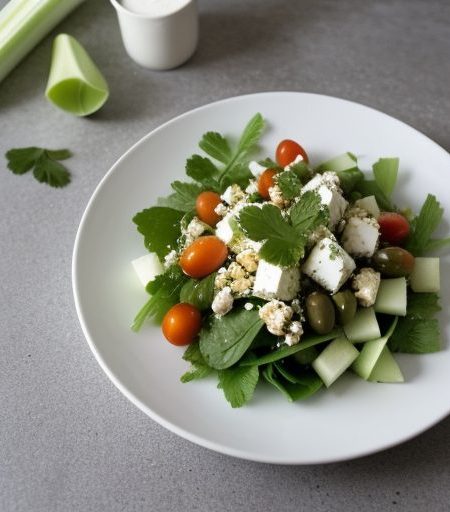 Feta & Celery Salad recipe image