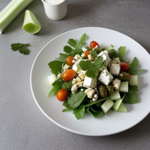Feta & Celery Salad recipe image