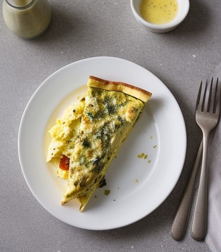 Feta Omelet With Breadcrumbs (4 PTS recipe image