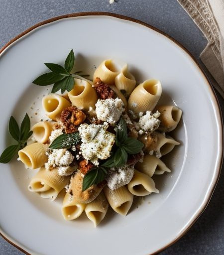 Feta Stuffed Pasta Shells recipe image