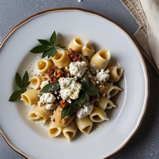 Feta Stuffed Pasta Shells recipe image