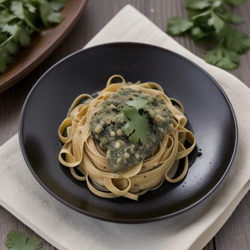 Fettuccine Al Cilantro recipe image