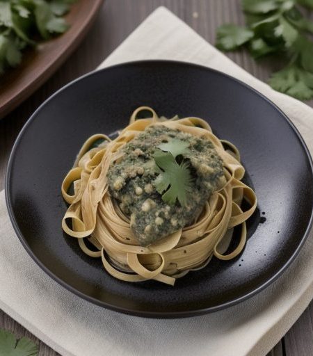 Fettuccine Al Cilantro recipe image
