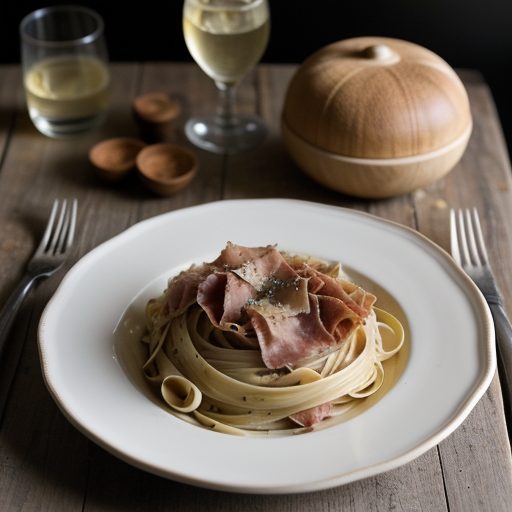 Fettuccine Al Prosciutto recipe image