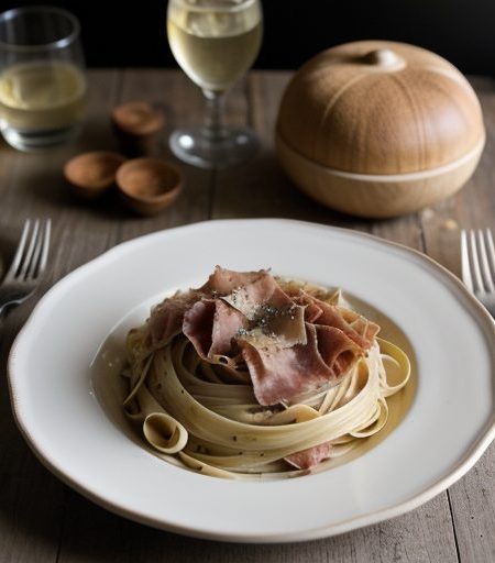 Fettuccine Al Prosciutto recipe image