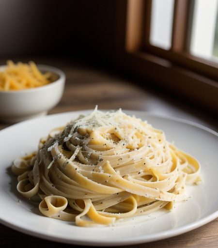 Fettuccine Alfredo recipe image