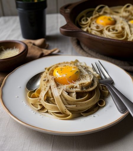 Fettuccine Alla Romana recipe image