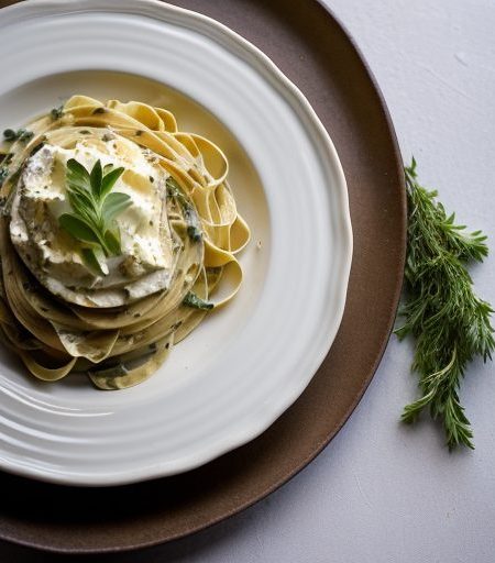 Fettuccine Florentine Carbonara recipe image