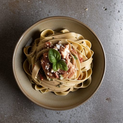 Fettuccine With Sauce Mediterranee recipe image