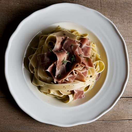 Fettuccine a La Chef From Live! W/ Regis & Ka recipe image