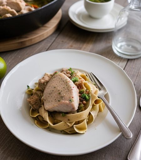 Fettuccini & Chicken recipe image