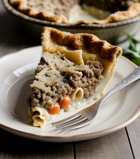 Fettucine Pie recipe image