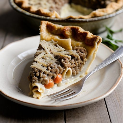 Fettucine Pie recipe image