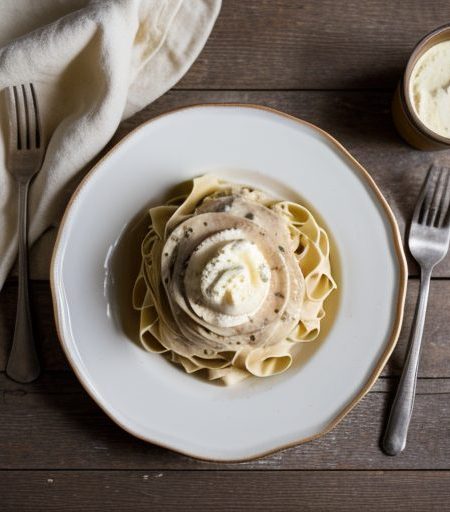 Fettucine With Butter & Cream - Fettuccine Al recipe image