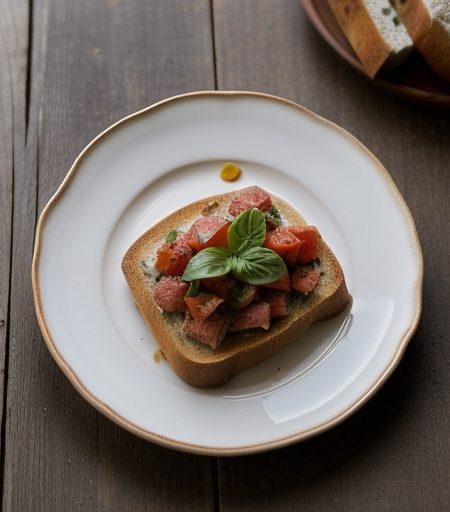 Fettunta O Bruschetta Al Pomodoro - Bruschett recipe image