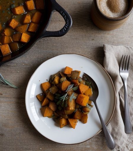 Fibre-Rich: Skillet Sweet Potatoes recipe image