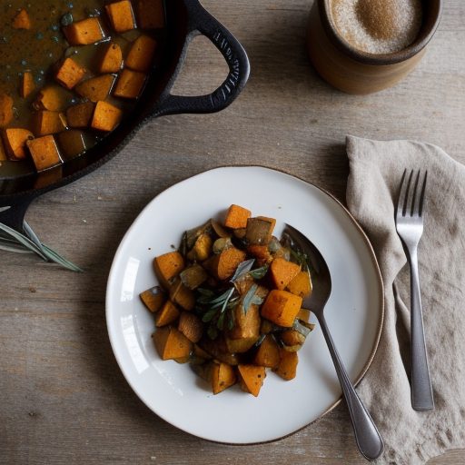 Fibre-Rich: Skillet Sweet Potatoes recipe image