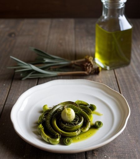 Fiddleheads Vinaigrette recipe image