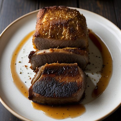Fiery Pork & Winter Bamboo Shoots Over Snow recipe image
