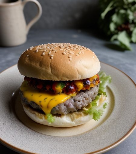 Fiesta Cheese Burgers recipe image