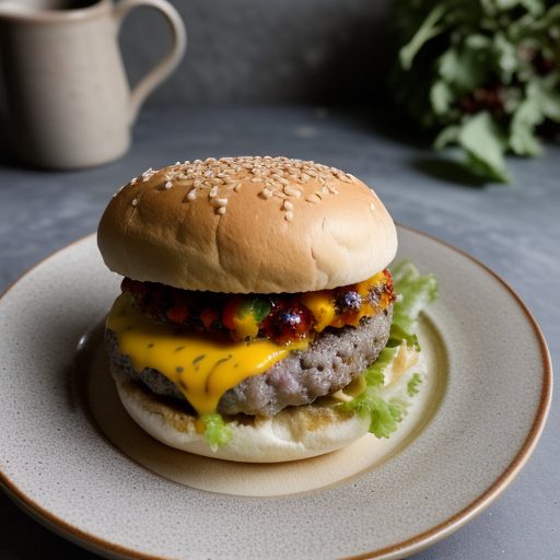 Fiesta Cheese Burgers recipe image