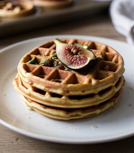 Fig Breakfast Waffles recipe image