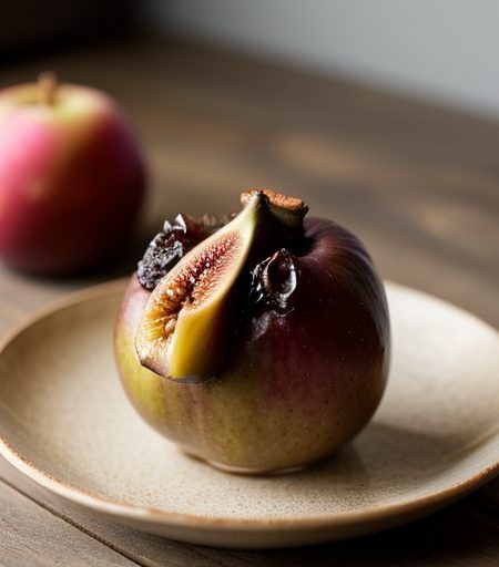 Fig Stuffed Baked Apples recipe image
