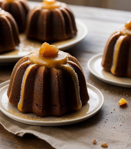 Fig and Apricot Mini-Bundt Cakes recipe image