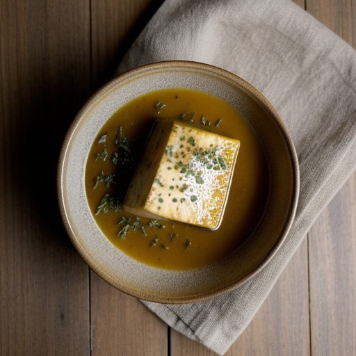 Filet De Tofu With Apricot Dijon Sauce recipe image
