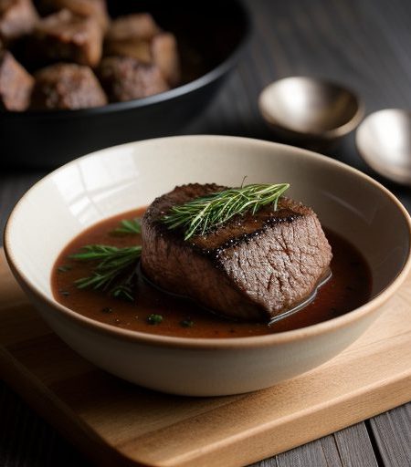 Filet Mignon With Medeira Wine Sauce recipe image