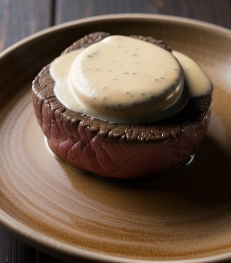 Filet of Beef With Brandy-Mustard Cream Sauce recipe image