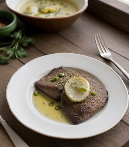 Filet of Sole Bonne Femme recipe image
