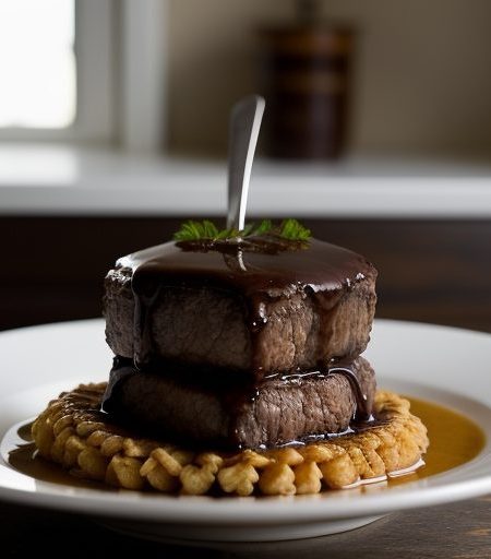 Filete Enchocolatado (Beef in Chocolate Sauce recipe image