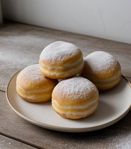 Filled Berlin Doughnuts recipe image