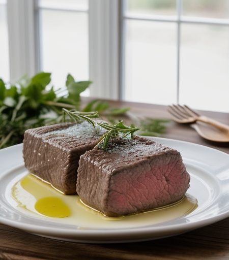 Fillet of Beef With Maytag Blue Cheese Glacage recipe image