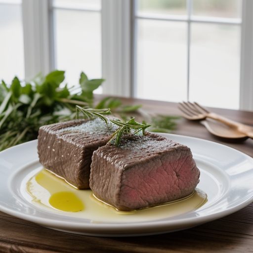 Fillet of Beef With Maytag Blue Cheese Glacage recipe image