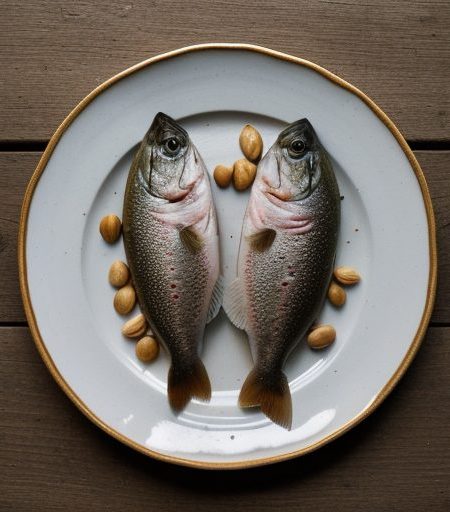 Filleted Trout With Macadamia Nuts & Fried recipe image