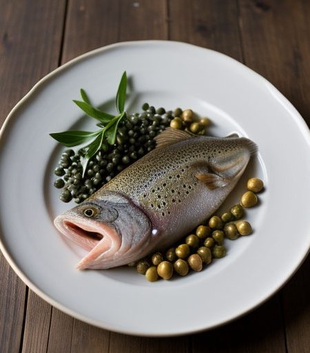Filleted Trout With Macadamia Nuts and Fried Capers recipe image