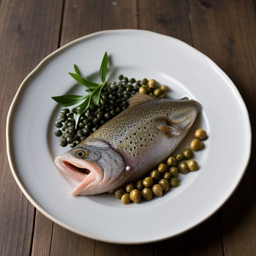 Filleted Trout With Macadamia Nuts and Fried Capers recipe image