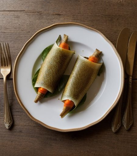 Fish Baked in Lettuce Pockets (2 PTS recipe image