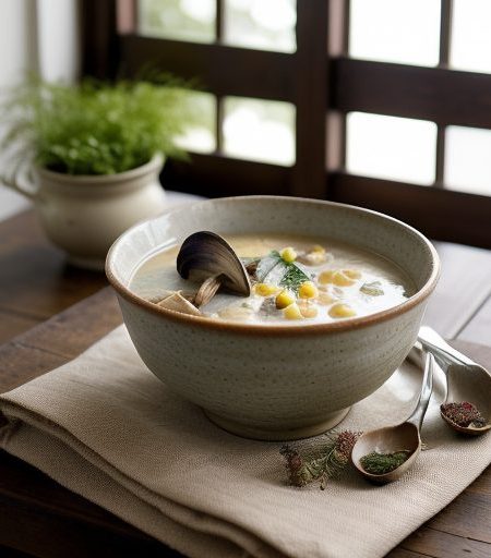 Fish~ Clams & Corn Chowder recipe image