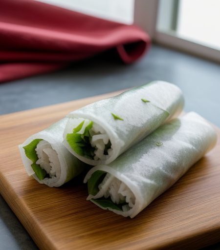 Fish Crystal Spring Rolls (Bi Guon Ca Pt. 1 recipe image