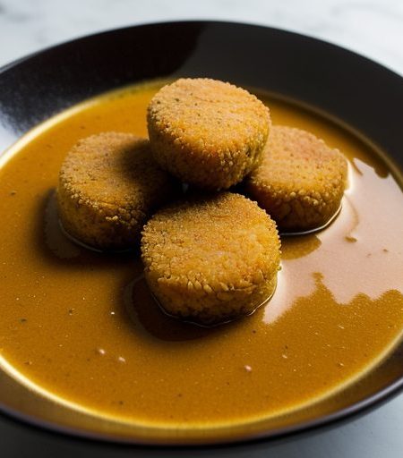 Fish Cutlets With Curry Sauce recipe image
