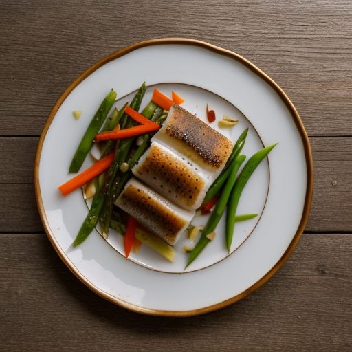 Fish Fillets With Asian Vegetables recipe image