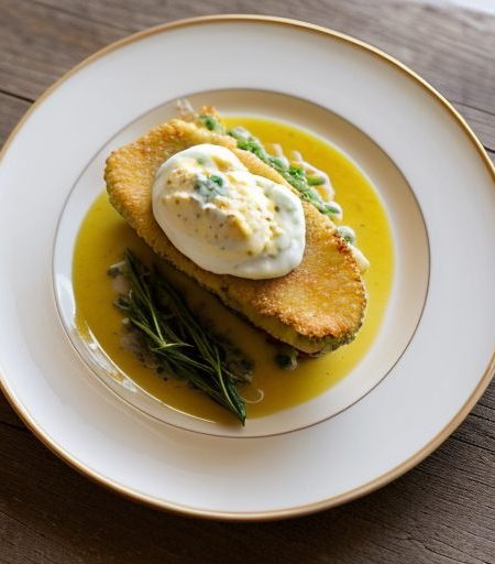 Fish Fillets in Zucchinni Cream recipe image