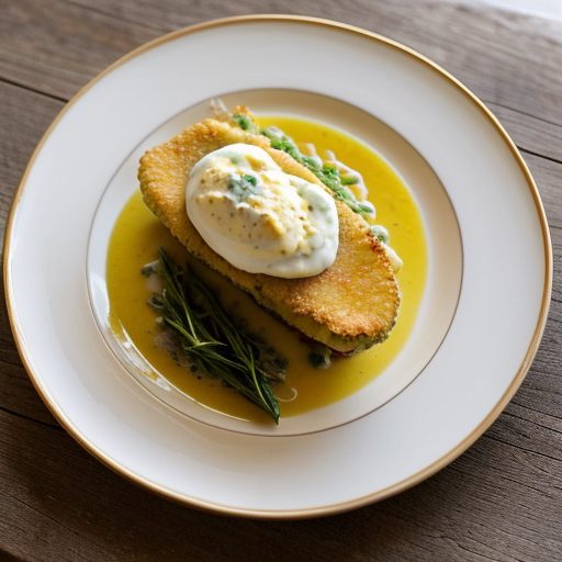 Fish Fillets in Zucchinni Cream recipe image