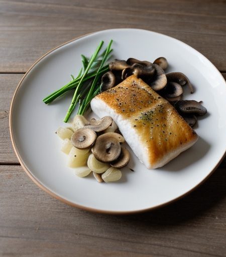 Fish & Mushrooms recipe image