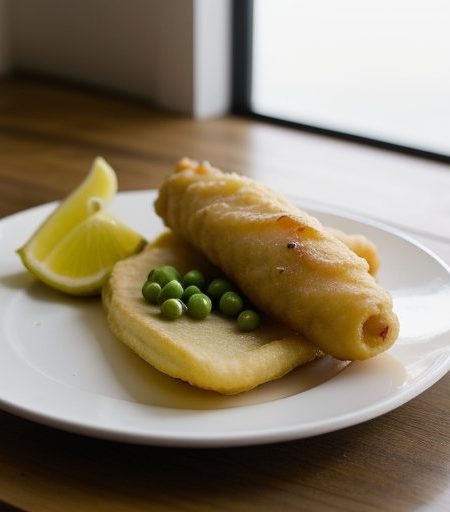 Fish 'N Chips 'N Peas recipe image