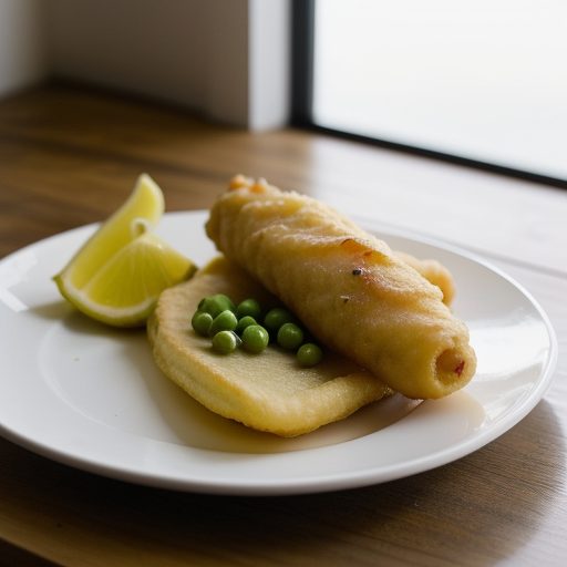 Fish 'N Chips 'N Peas recipe image